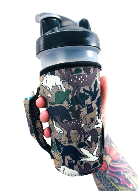 Animal Camo 20oz Large Coffee / Tea / Tumbler Handler™ - Drink Handlers