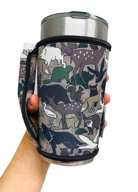 Animal Camo Large / XL Bottomless Handler™ - Drink Handlers