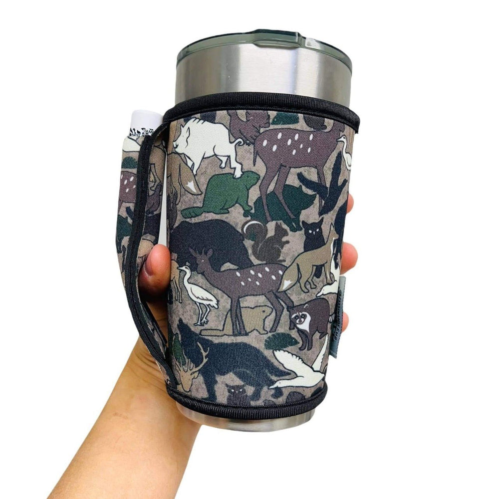 Animal Camo Large / XL Bottomless Handler™ - Drink Handlers