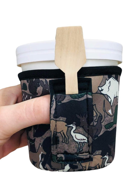 Animal Camo Pint Size Ice Cream Handler™ - Drink Handlers
