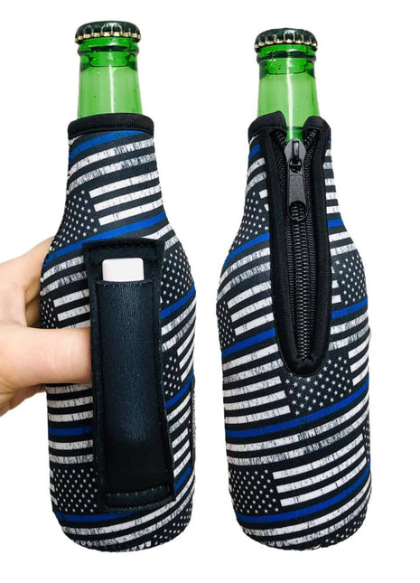 Back The Blue 12oz Bottleneck Handler™ - Drink Handlers