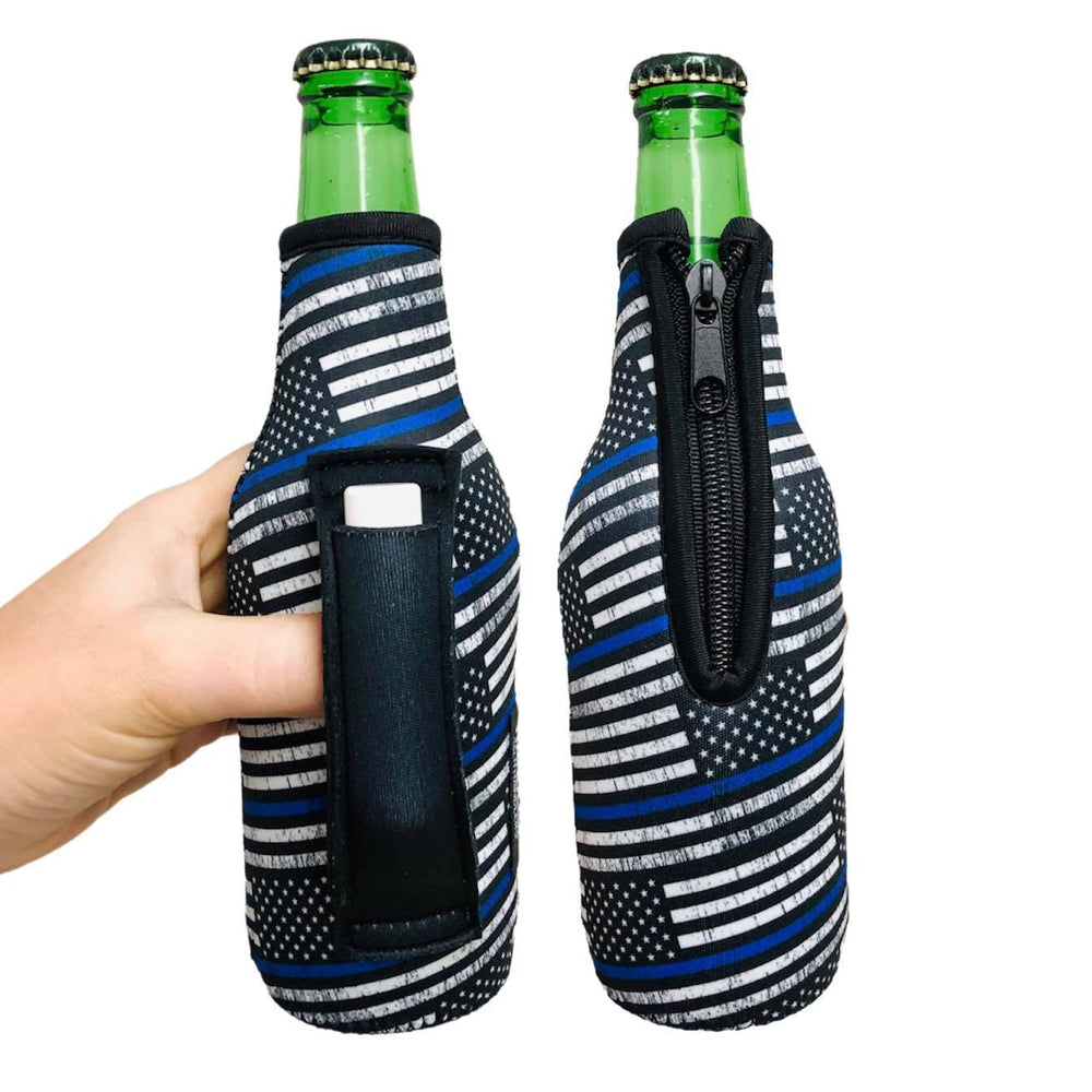 Back The Blue 12oz Bottleneck Handler™ - Drink Handlers
