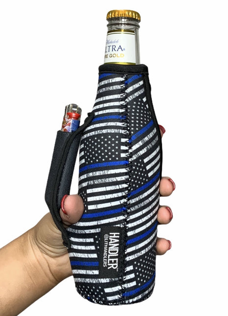 Back The Blue 12oz Bottleneck Handler™ - Drink Handlers