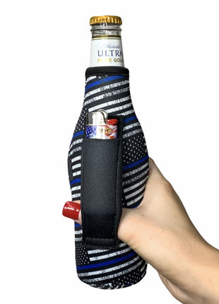 Back The Blue 12oz Bottleneck Handler™ - Drink Handlers