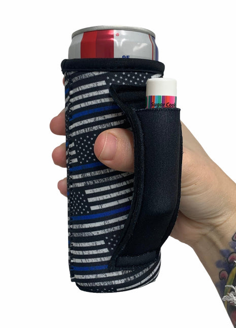 Back The Blue 12oz Slim Can Handler™ - Drink Handlers