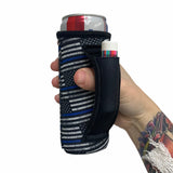 Back The Blue 12oz Slim Can Handler™ - Drink Handlers