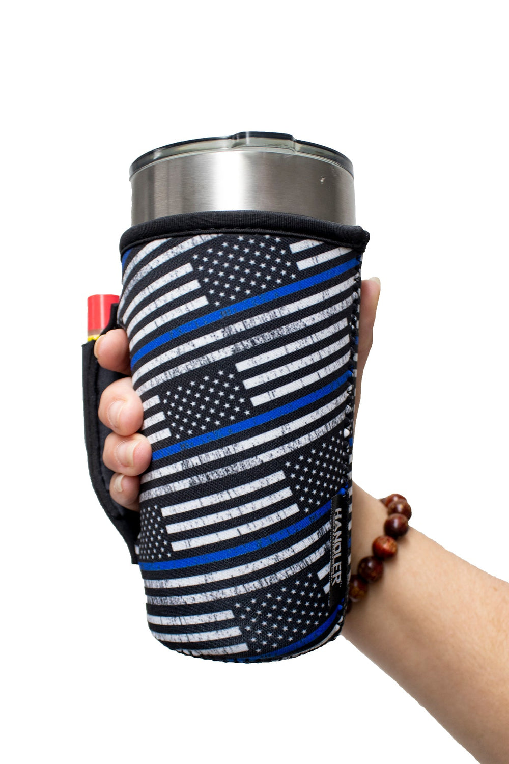 Back The Blue 20oz Large Coffee / Tea / Tumbler Handler™ - Drink Handlers