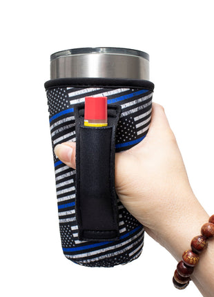 Back The Blue 20oz Large Coffee / Tea / Tumbler Handler™ - Drink Handlers