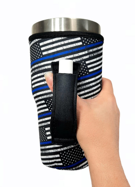 Back The Blue 30oz Tumbler Handler™ - Drink Handlers