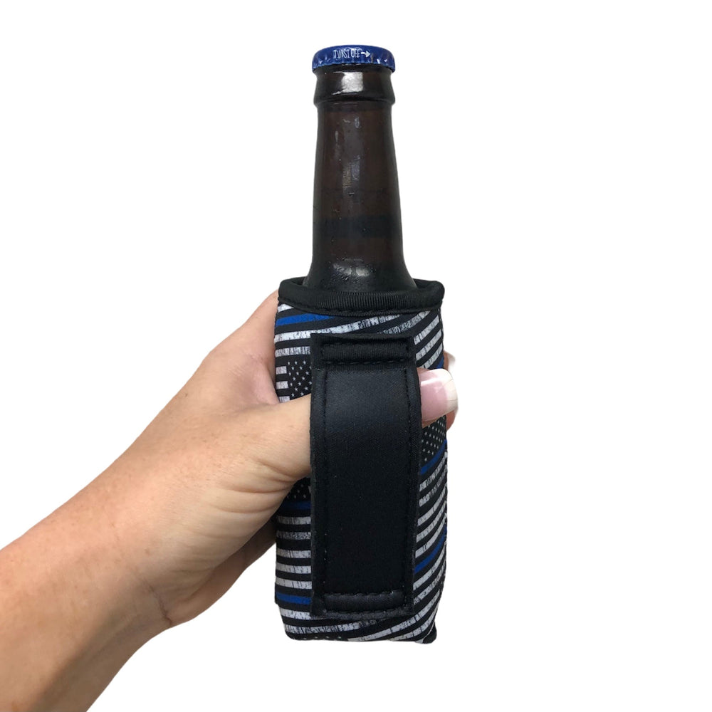 Back The Blue 8-10oz Slim Can Handler™ - Drink Handlers