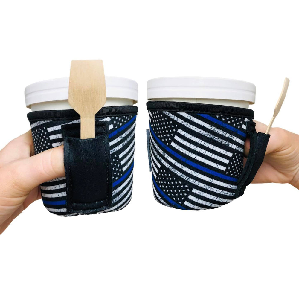Back The Blue Pint Size Ice Cream Handler™ - Drink Handlers