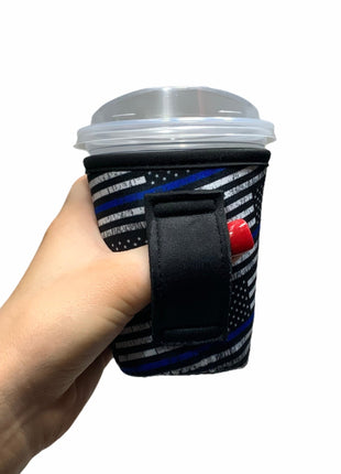 Back The Blue Small & Medium Coffee Handler™ - Drink Handlers