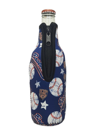 Baseball 12oz Bottleneck Sleeve - Drink Handlers