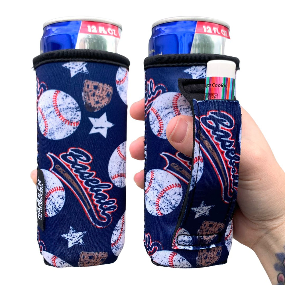 Baseball 12oz Slim Can Handler™ - Drink Handlers