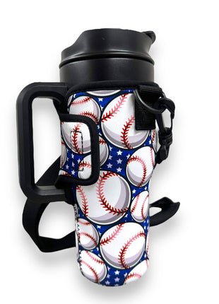 Baseball Stars 25-35oz Tumbler With Handle Sleeve - Drink Handlers