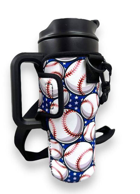 Baseball Stars 25-35oz Tumbler With Handle Sleeve - Drink Handlers