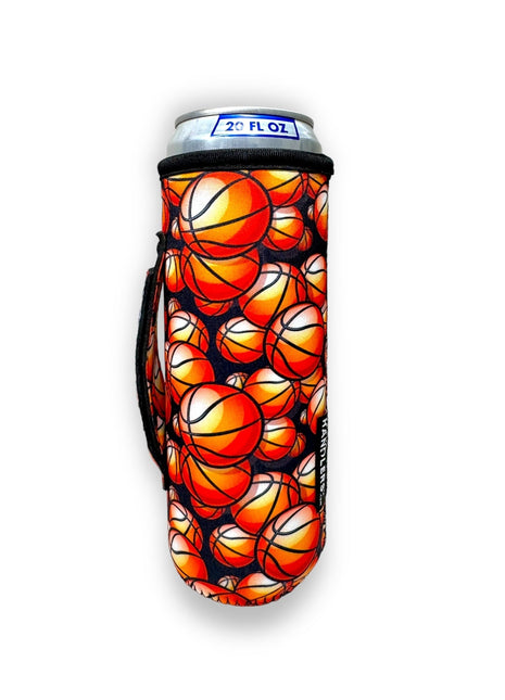 Basketball 16-24oz Soda & Water Bottle / Tallboy Can Handler™ - Drink Handlers