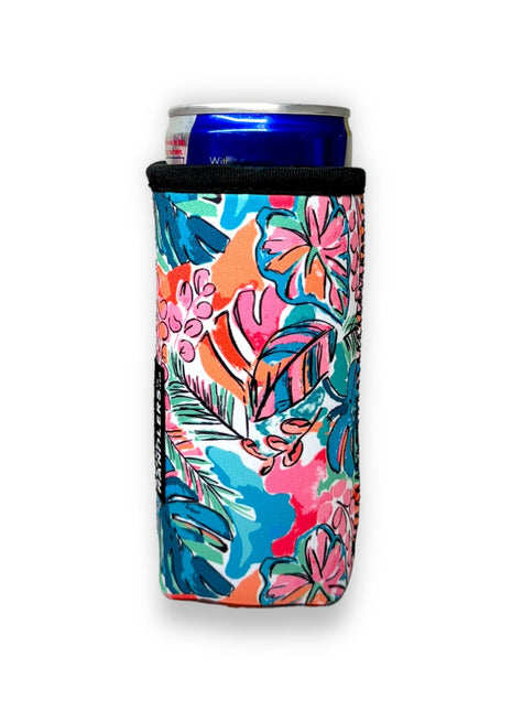 Beach Babe Print 8-10oz Slim Can Handler™ - Drink Handlers