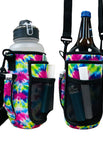 30-40oz Carrying Sleeve For Tumblers With Open or No Handle / Purple Tie Dye