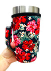 20oz  L Iced Coffee & Tumbler Handler / Hibiscus
