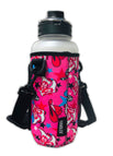 30-40oz Carrying Sleeve For Tumblers With Open or No Handle / Nashville Cowgirl
