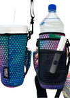 30-40oz Carrying Sleeve For Tumblers With Open or No Handle / Purple Mermaid