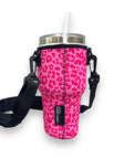 25-35oz Tumbler Carrying Sleeve / Pink Leopard