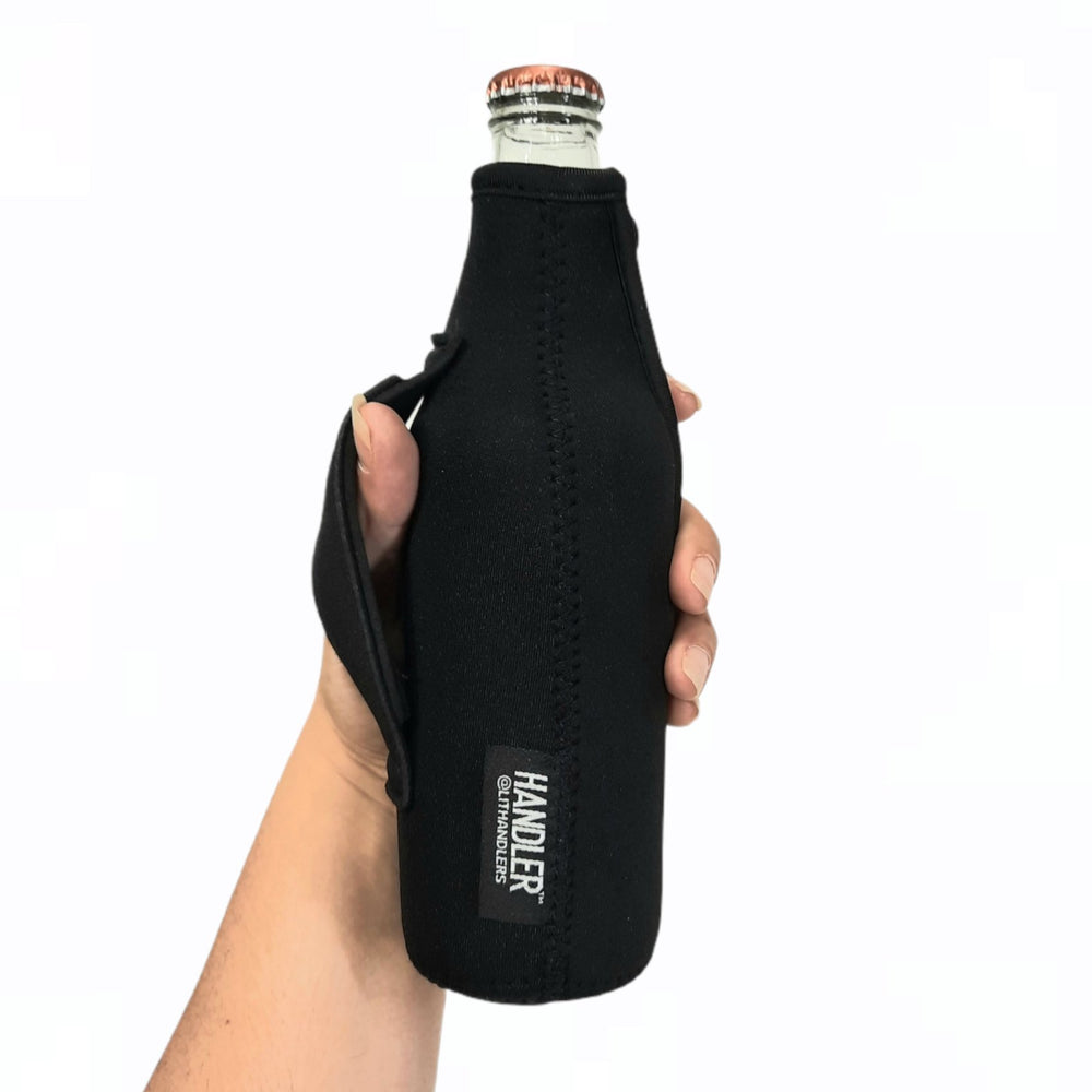 Black 12oz Bottleneck Handler™ - Drink Handlers