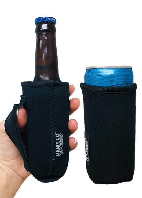 Black 8-10oz Slim Can Handler™ - Drink Handlers