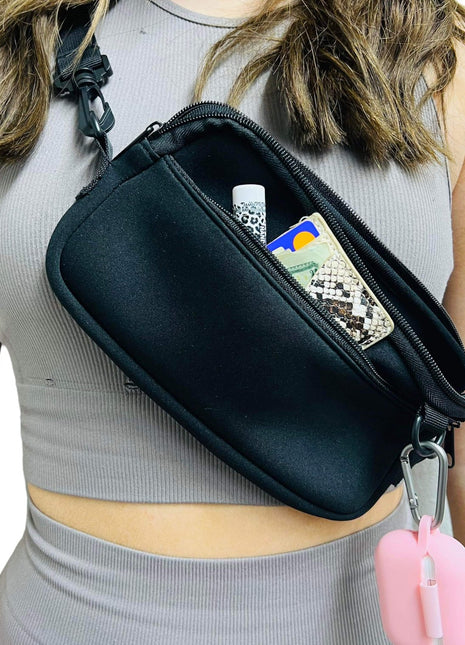 Black Cross Body Purse - Drink Handlers