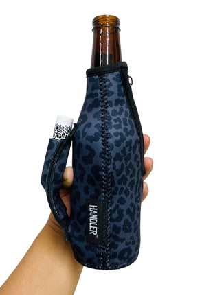 Black Leopard 12oz Bottleneck Handler™ - Drink Handlers