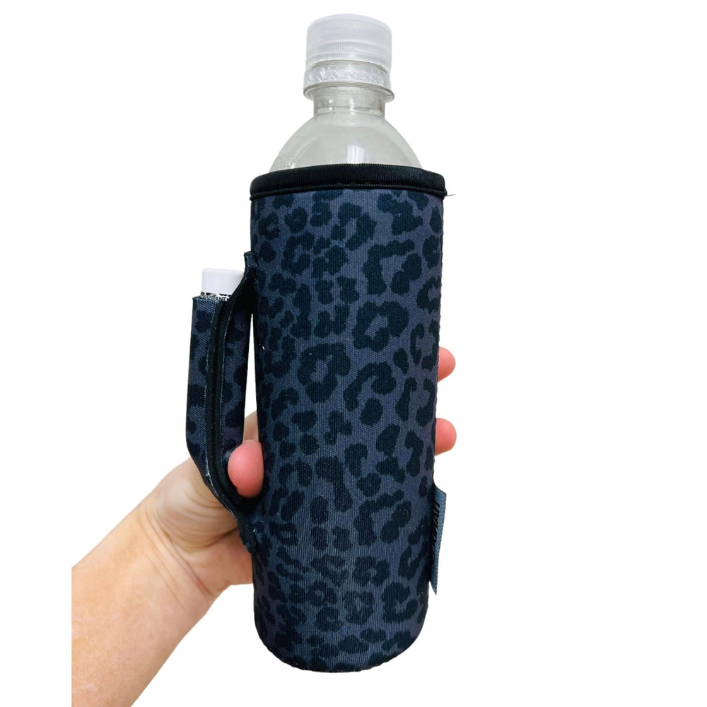 Black Leopard 16-24oz Soda & Water Bottle / Tallboy Can Handler™ - Drink Handlers