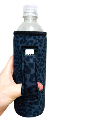 Black Leopard 16-24oz Soda & Water Bottle / Tallboy Can Handler™ - Drink Handlers