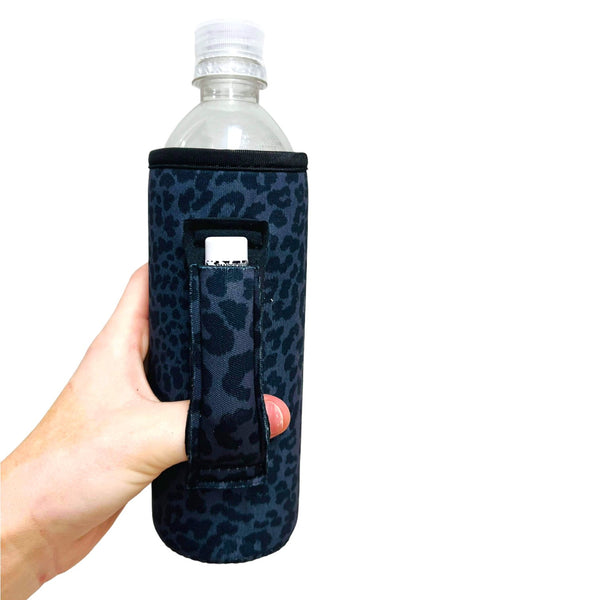 Black Leopard 16-24oz Soda & Water Bottle / Tallboy Can Handler™ - Drink Handlers