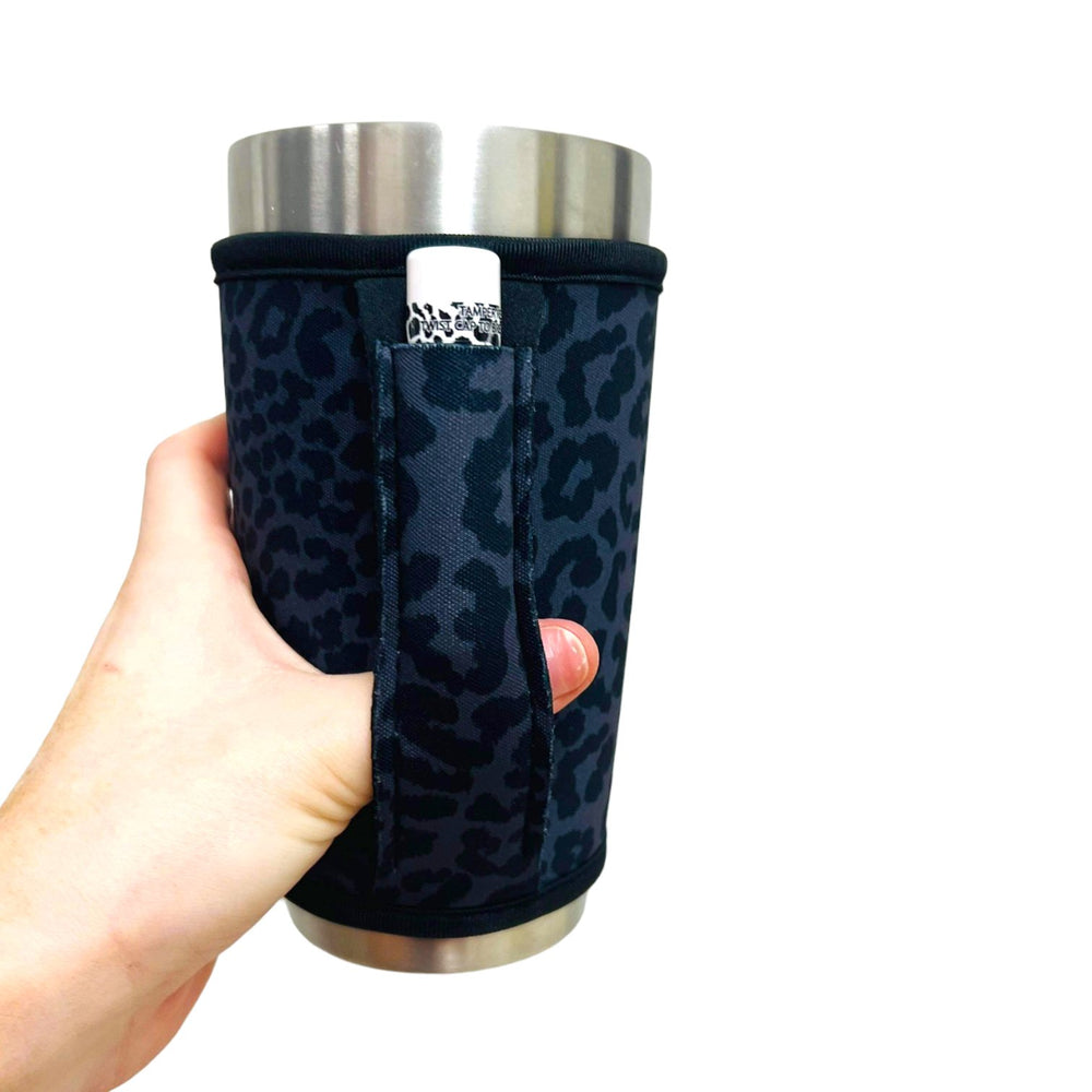 Black Leopard Large / XL Bottomless Handler™ - Drink Handlers