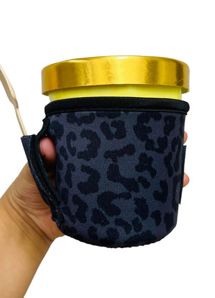 Black Leopard Pint Size Ice Cream Handler™ - Drink Handlers