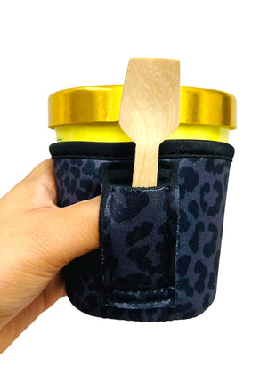 Black Leopard Pint Size Ice Cream Handler™ - Drink Handlers