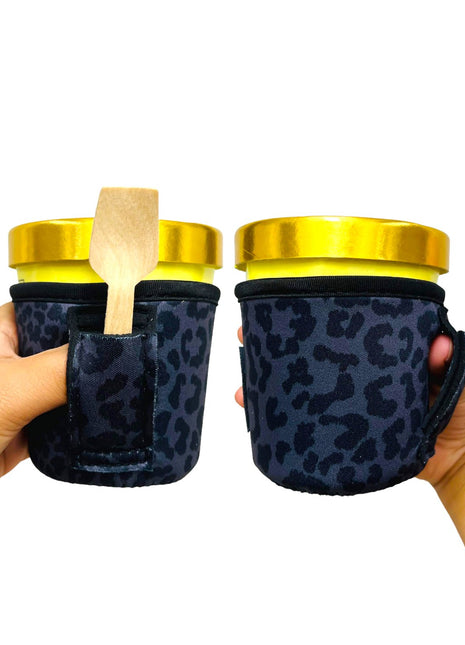 Black Leopard Pint Size Ice Cream Handler™ - Drink Handlers