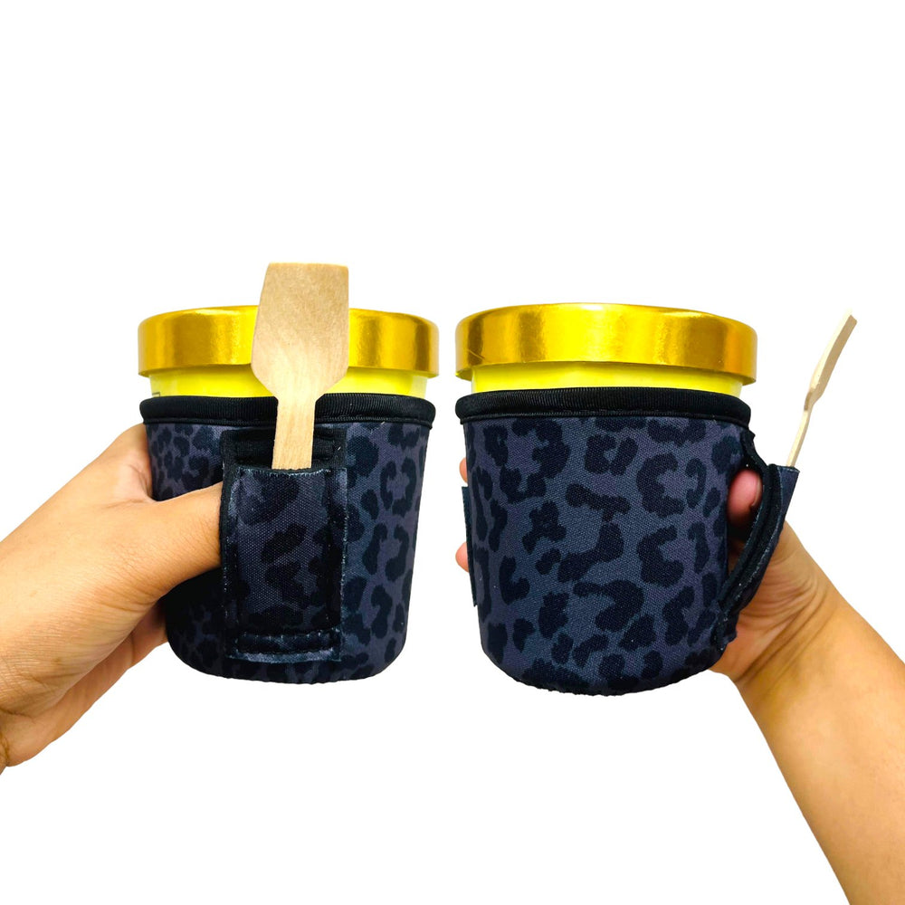 Black Leopard Pint Size Ice Cream Handler™ - Drink Handlers