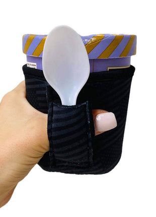Black Out USA Flag Pint Size Ice Cream Handler™ - Drink Handlers