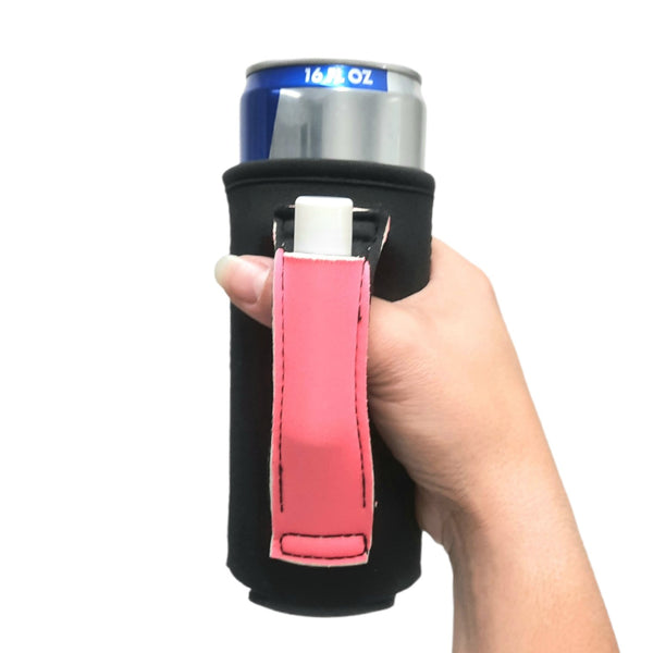 Black w/ Neon Pink 16oz Can Handler™ - Drink Handlers