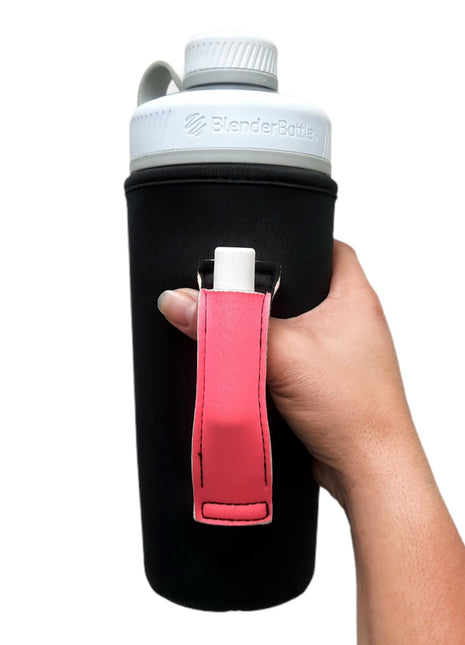 Black w/ Neon Pink 30oz Tumbler Handler™ - Drink Handlers