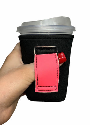 Black w/ Neon Pink Small & Medium Coffee Handler™ - Drink Handlers