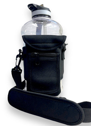 Black Wrap Around Drink Pocket - Drink Handlers