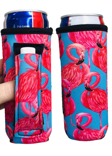 Blue Flamingo 12oz Slim Can Handler™ - Drink Handlers