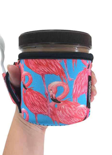 Blue Flamingo Pint Size Ice Cream Handler™ - Drink Handlers