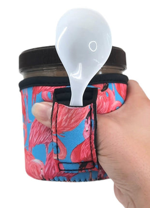 Blue Flamingo Pint Size Ice Cream Handler™ - Drink Handlers