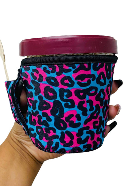 Blue Leopard Pint Size Ice Cream Handler™ - Drink Handlers