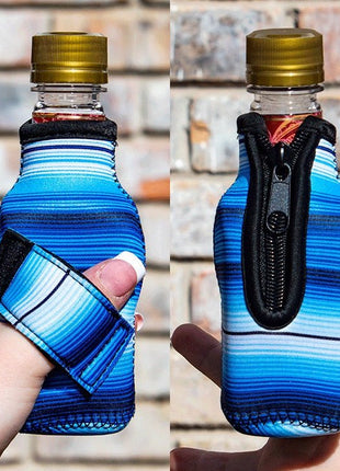 Blue Serape 8oz Mini Bottleneck Handler™ - Limited Edition* - Drink Handlers