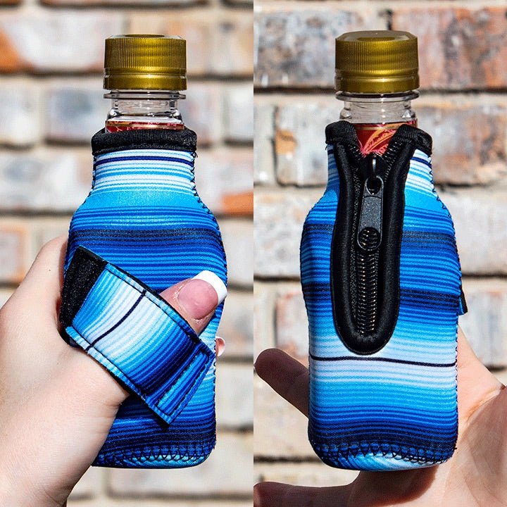 Blue Serape 8oz Mini Bottleneck Handler™ - Limited Edition* - Drink Handlers